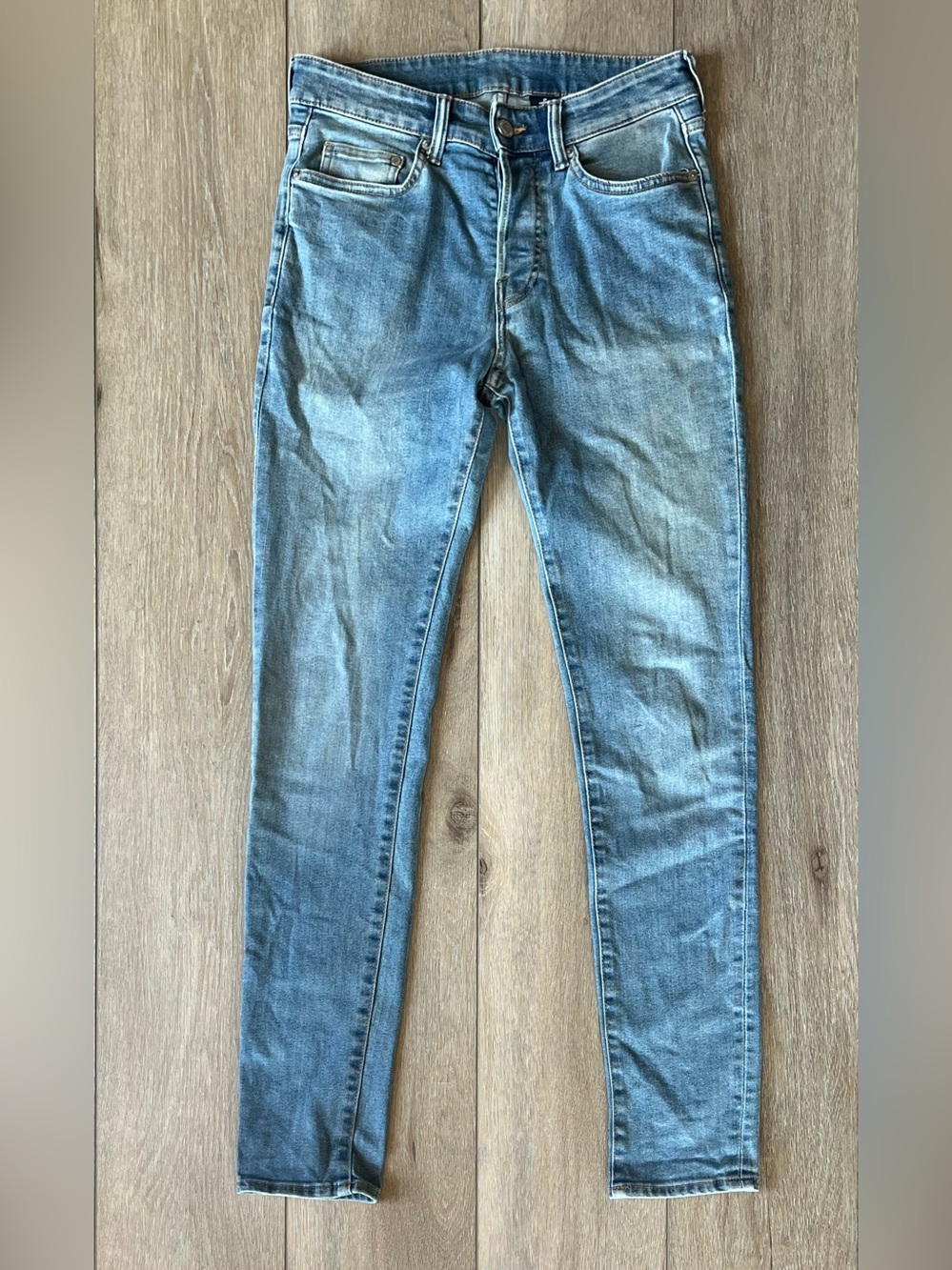 Classic Men's Slim Fit Jeans - Light Blue